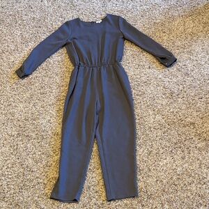 Wilfred Grey Long-Sleeve Jumpsuit